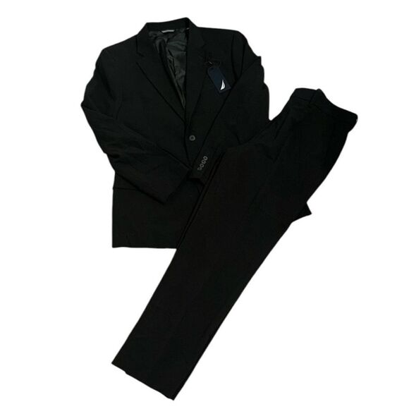 Nautica Modern Fit Black Mens Jacket Suit(Size
42R/W36) - Picture 2 of 15